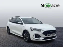 White Used 2024 Ford Focus ST-Line Estate | £18,995 (Fair price)