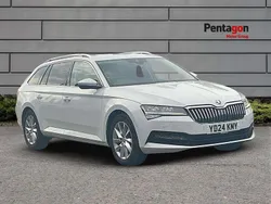 White Used 2024 Skoda Superb SE Technology Estate | £23,500 (Fair price)