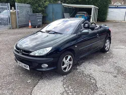 Black Used 2003 Peugeot 206 S Cabriolet | £1,200