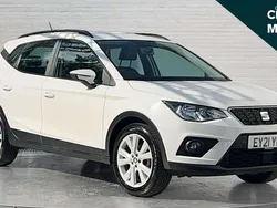 Solid white Used 2021 Seat Arona SE Technology SUV | £12,201 (Fair price)