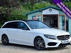 White Used 2016 Mercedes C250 AMG line Estate | £13,995 (A bit pricey)
