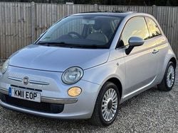 Silver Used 2011 Fiat 500 Lounge Hatchback | £3,800 (Good price)