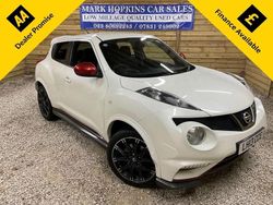 White Used 2013 Nissan Juke Nismo SUV | £8,995 (Expensive)