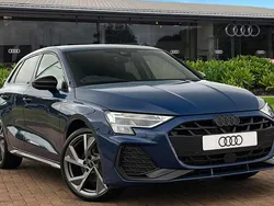 Blue New 2025 Audi A3 Sportback Black Edition Hatchback | £33,480 (Fair price)