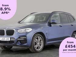 Blue Used 2019 BMW X3 M Sport SUV | £26,989 (Good price)