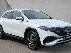 Digital white metallic Used 2021 Mercedes EQA250 AMG line SUV | £20,480 (Fair price)
