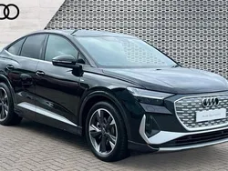 Black Used 2024 Audi Q4 Sportback e-tron S-Line SUV | £35,628