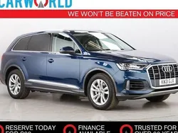 Blue Used 2021 Audi Q7 Sport SUV | £28,990 (Good price)