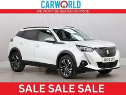 White Used 2022 Peugeot 2008 Allure Premium SUV | £15,669 (Fair price)