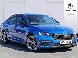 Race blue metallic Used 2023 Skoda Octavia vRS Hatchback | £26,990 (Expensive)