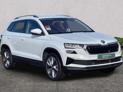 Moon white metallic Used 2025 Skoda Karoq SE L SUV | £27,694 (Fair price)