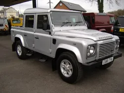 Silver Used 2015 Land Rover Defender SUV | £31,995 (A bit pricey)