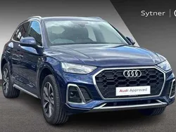 Blue Used 2022 Audi Q5 S-Line SUV | £33,000 (Fair price)