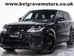Black Used 2021 Land Rover Range Rover Sport SVR SUV | £56,980 (A bit pricey)