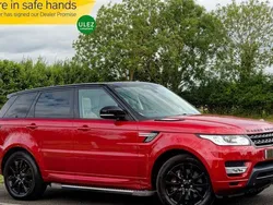 Red Used 2016 Land Rover Range Rover Sport HSE SUV | £18,995 (Good price)