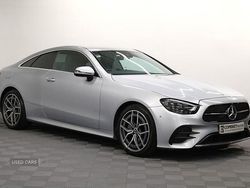 Silver Used 2021 Mercedes E220 AMG Line Premium Coupe | £25,995 (Fair price)
