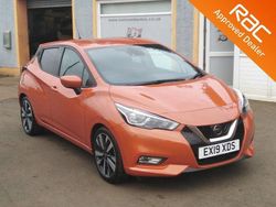 Orange Used 2019 Nissan Micra Tekna Hatchback | £9,999 (Fair price)