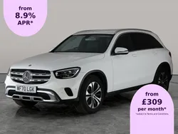 White Used 2020 Mercedes GLC220 SUV | £20,762 (Fair price)