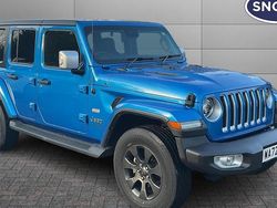 Blue Used 2022 Jeep Wrangler Overland SUV | £39,990 (Fair price)