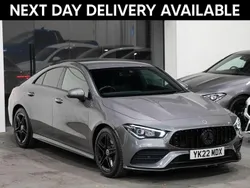 Grey Used 2022 Mercedes CLA250 AMG line Sedan | £24,250 (Good price)