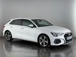 White Used 2021 Audi A3 Sportback S-Line Hatchback | £18,300 (Fair price)
