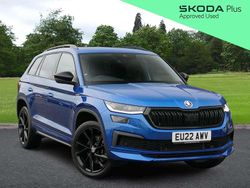 Blue Used 2022 Skoda Kodiaq SportLine SUV | £31,495 (Fair price)