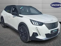 White Used 2021 Peugeot e-2008 Premium SUV | £12,405 (Fair price)
