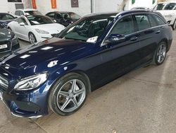 Blue Used 2016 Mercedes C220 AMG Line Premium Estate | £12,695 (A bit pricey)