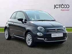 Black Used 2018 Fiat 500 Lounge Hatchback | £7,287 (Fair price)