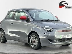 Grey Used 2022 Fiat 500e Red Hatchback | £12,750 (Fair price)