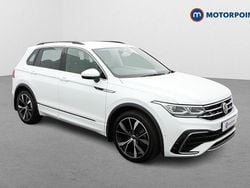 White Used 2021 VW Tiguan R-line SUV | £25,199 (Fair price)