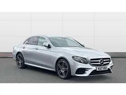 Silver Used 2017 Mercedes E220 AMG line Sedan | £14,277 (Fair price)