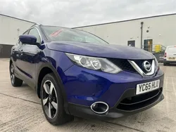Blue Used 2015 Nissan Qashqai N-TEC SUV | £7,795 (A bit pricey)
