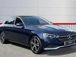 Blue Used 2021 Mercedes E220 Sedan | £26,250 (Fair price)