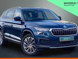 Petrol blue metallic Used 2022 Skoda Kodiaq SE L Executive SUV | £25,475 (Good price)