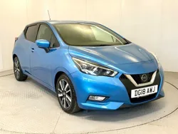 Blue Used 2018 Nissan Micra N-Connecta Hatchback | £8,695 (Fair price)