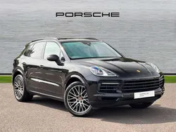 Black Used 2022 Porsche Cayenne Platinum Edition SUV | £56,990 (Fair price)