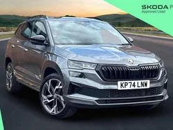 Graphite grey metallic Used 2024 Skoda Karoq SportLine SUV | £24,900 (Good price)