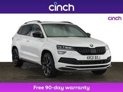 White Used 2021 Skoda Karoq SportLine SUV | £22,499 (Fair price)