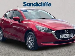 Red Used 2022 Mazda 2 Hatchback | £14,277 (Fair price)