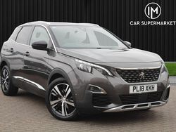 Grey Used 2018 Peugeot 3008 GT-line Hatchback | £10,885 (Good price)