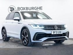 White Used 2021 VW Tiguan R-line SUV | £20,490 (Good price)