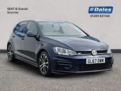 Blue Used 2017 VW Golf VII R-line Hatchback | £16,500 (Expensive)