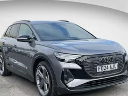 Grey Used 2024 Audi Q4 e-tron Black Edition SUV | £37,190 (A bit pricey)