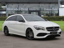 White Used 2018 Mercedes CLA220 Shooting Brake AMG line Estate | £15,696 (Fair price)