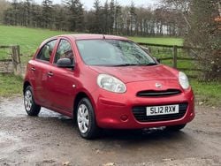 Red Used 2012 Nissan Micra Visia Hatchback | £2,499 (Good price)