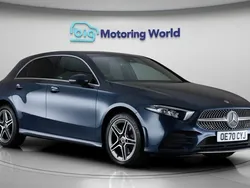 Blue Used 2021 Mercedes A250 AMG line Hatchback | £17,200 (Super price)