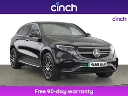 Black Used 2019 Mercedes EQC400 AMG line SUV | £21,489 (Fair price)