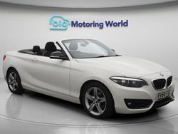 White Used 2018 BMW 218 Sport Line Cabriolet | £13,500 (Fair price)