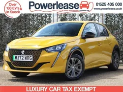 Yellow Used 2022 Peugeot e-208 Active+ Hatchback | £10,444 (Super price)